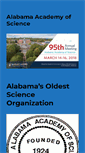 Mobile Screenshot of alabamaacademyofscience.org